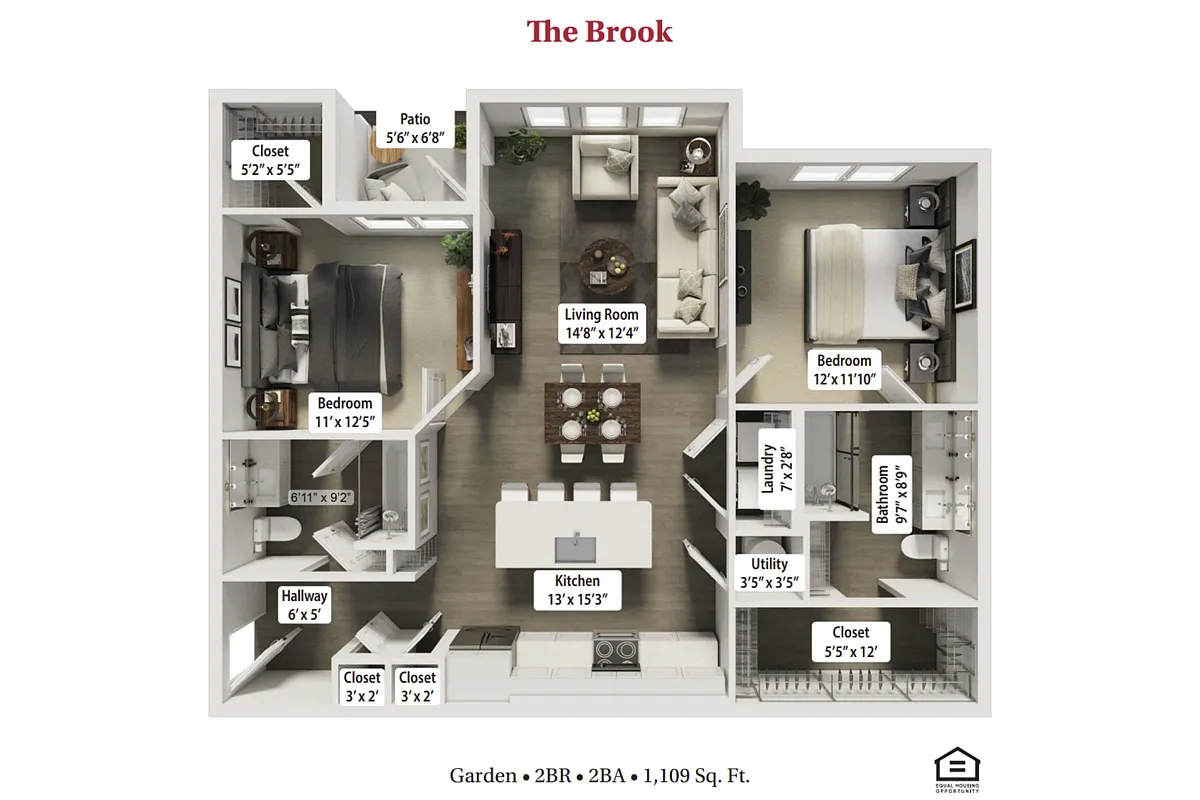 Floor plan The Brook