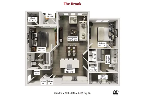 Floor plan The Brook