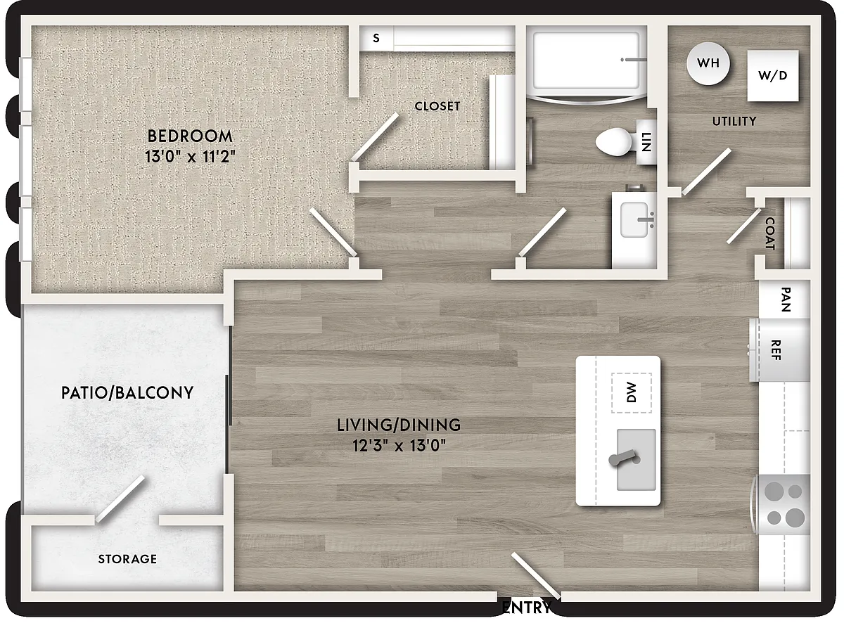 Floor plan A1 - Affordable