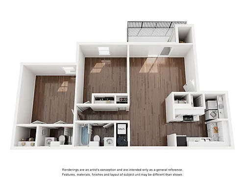 Floor plan 2X2 Price per Bed