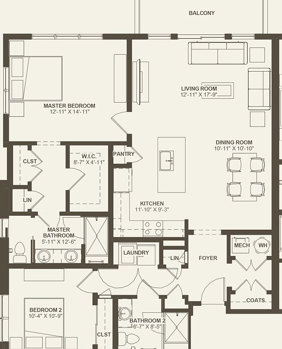 First Floor 2 br 2 ba