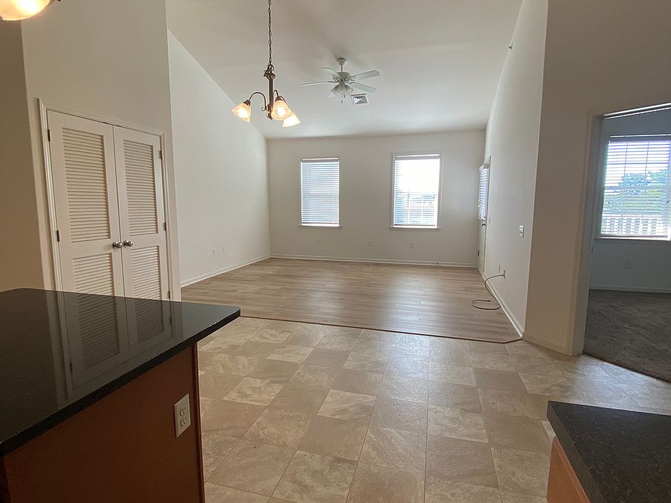 Kitchen into living/dining area
