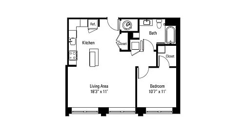 Floor plan 1AE