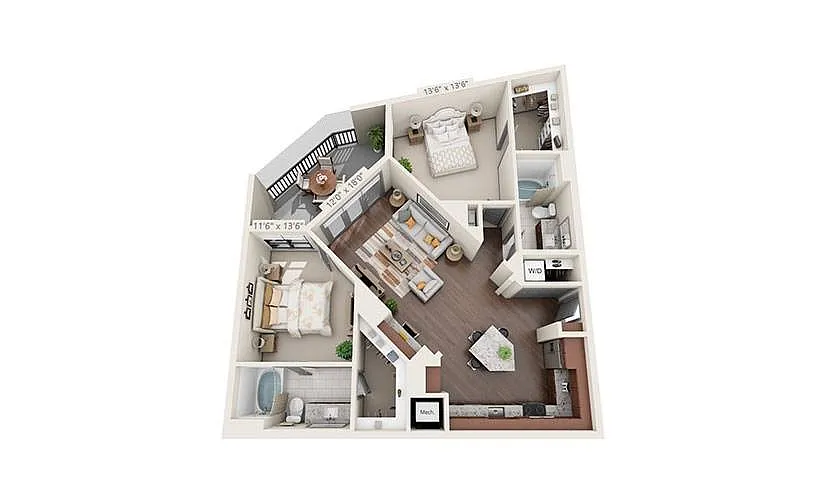 Floor plan 27-B3B