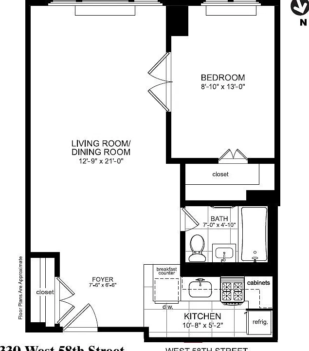 330 W 58th St #10C