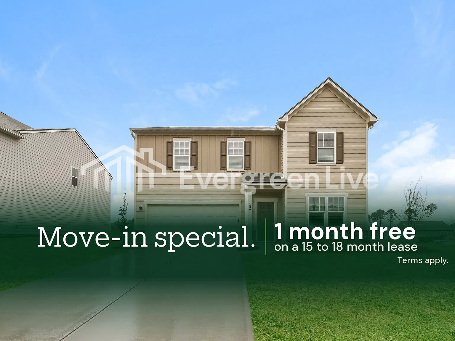 4 bed, 2.0 bath, 2401 sqft, $1,720 — Photo 1