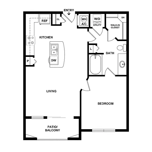 Floor plan 1X1