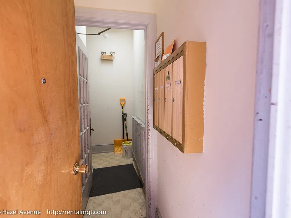 4736 Hazel Avenue 
Side entrance unlocked 
& mailboxes beyond