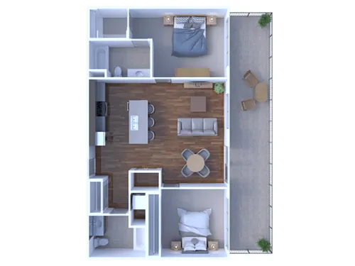 Floor plan B2T