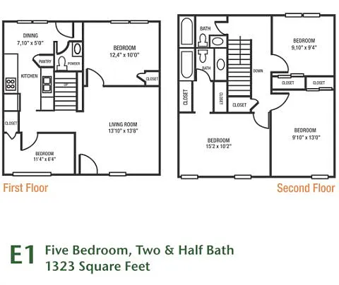 Floor plan E1