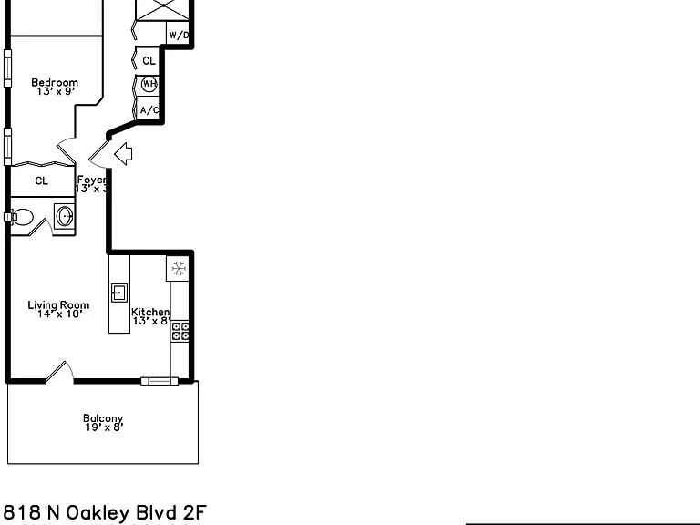 818 N Oakley Blvd #2F — Photo 9