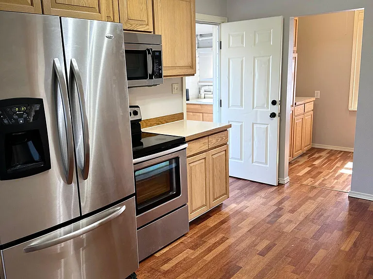 Large kitchen with room for small eating table