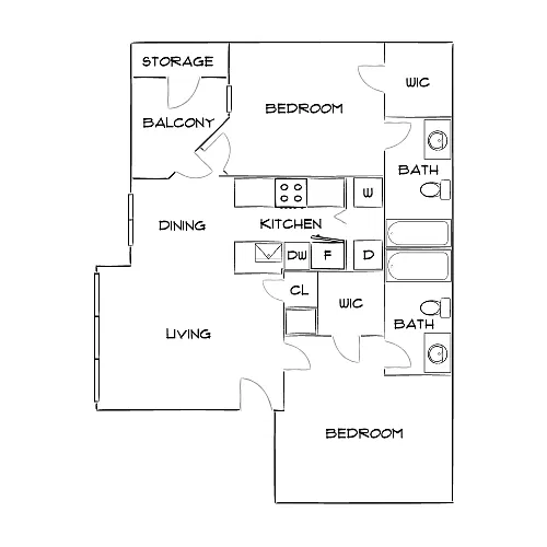 Floor plan Design 2A