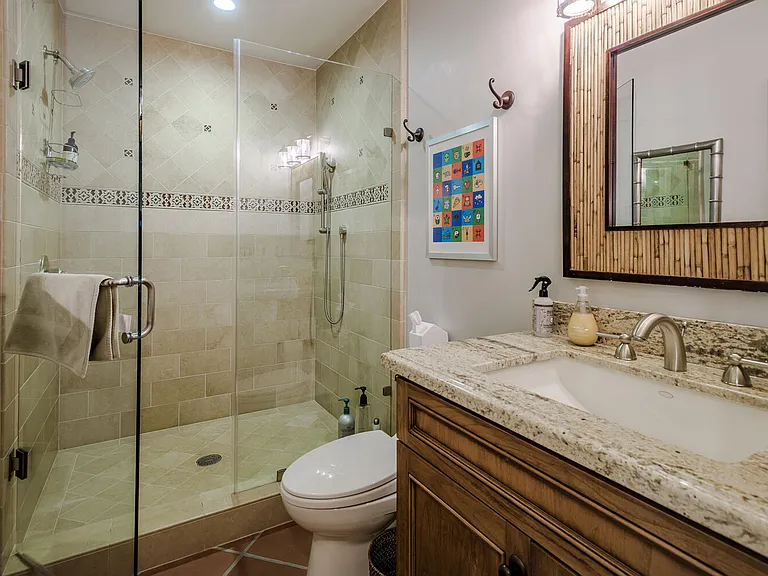 lower level full bathroom
