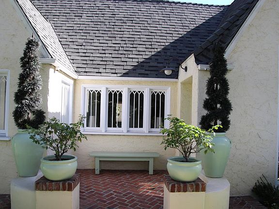 Front door and porch