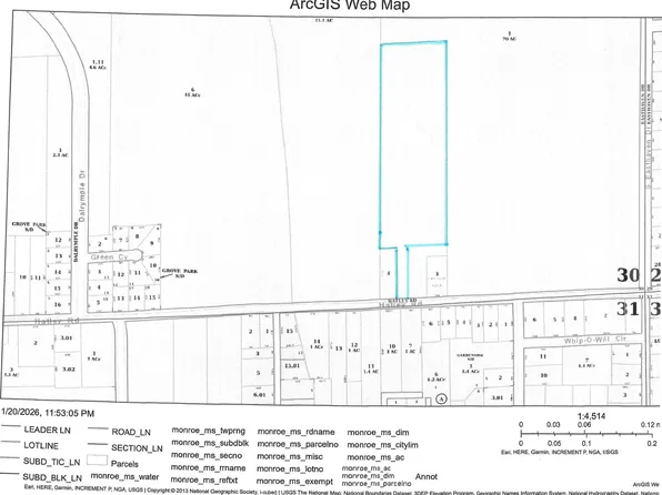 1321 Hatley Rd, Amory, MS 38821