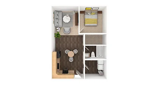 Floor plan Station A