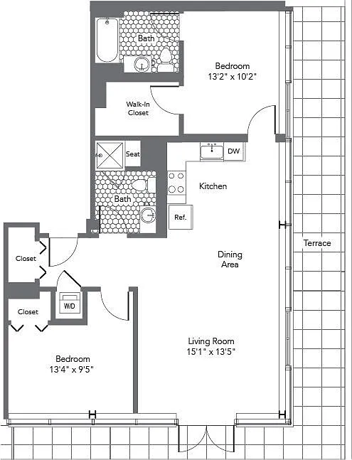 Floor plan 2T