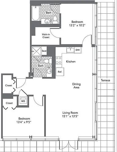 Floor plan 2T