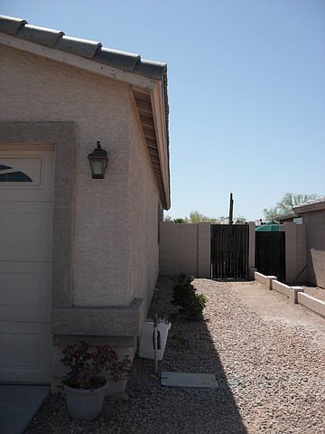 south side of house