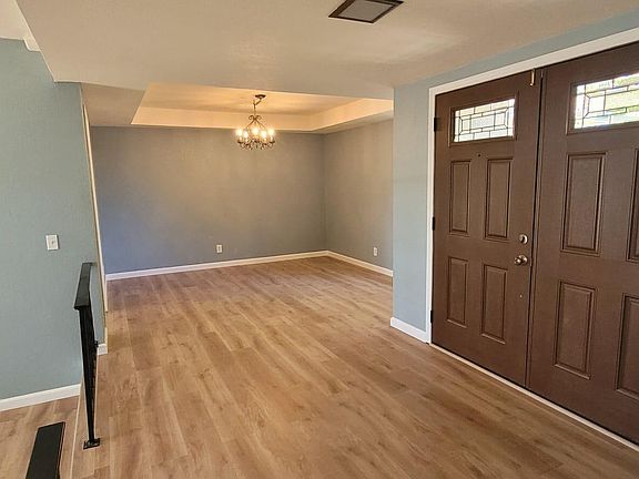 Entrance and dining room far end