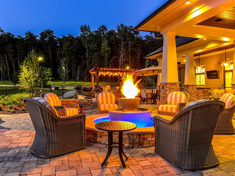 Poolside Fire Pit