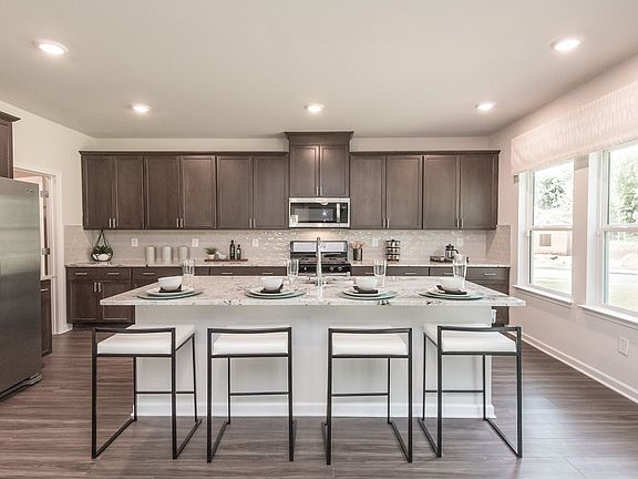 Dakota floorplan modeled at The Woods at Dawson in Dawsonville, GA.
