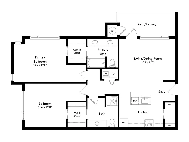 Floor plan Rivers Edge