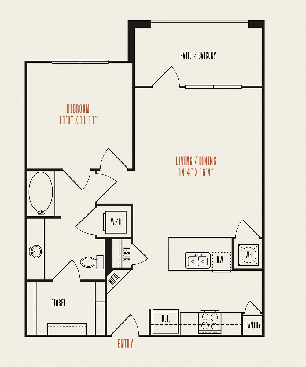 Floor plan A1E