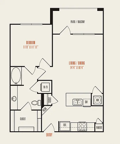 Floor plan A1E