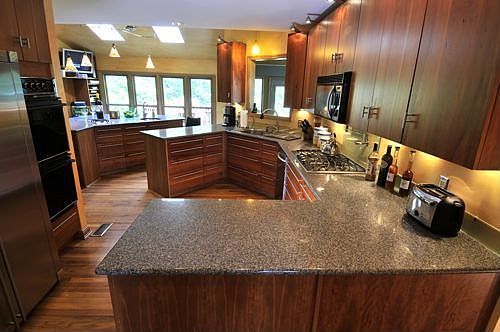Plus Modern Kitchen, quartz surfaces