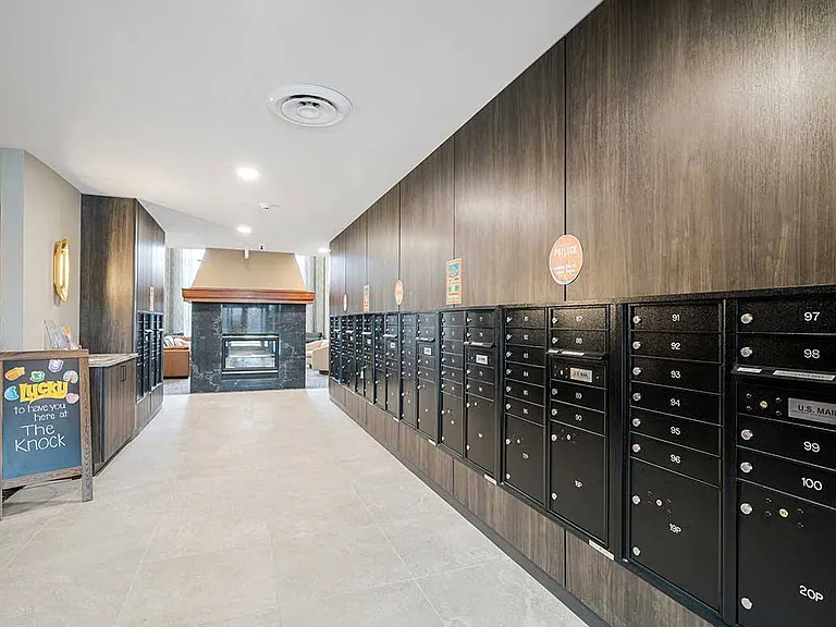 Our mailboxes are conveniently located by the main entrance.