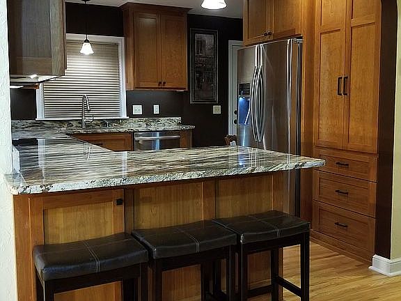 Newly remodeled kitchen