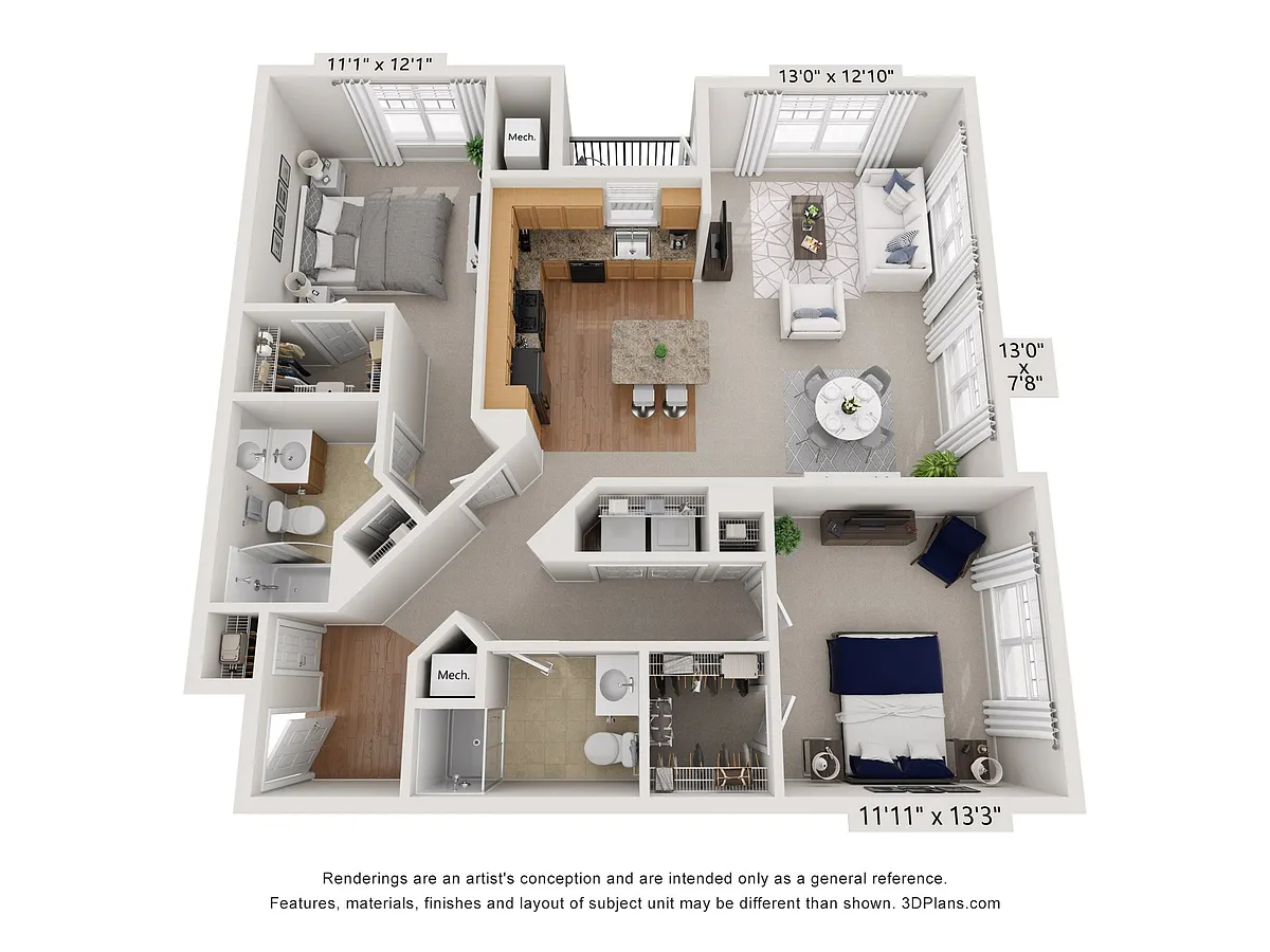 Floor plan B3