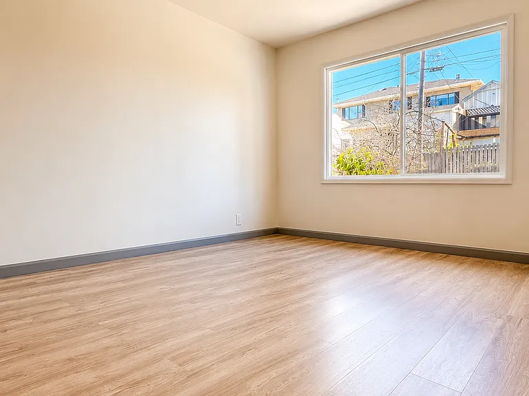 Spacious, bright, and largest bedroom in the home. Bedroom #2