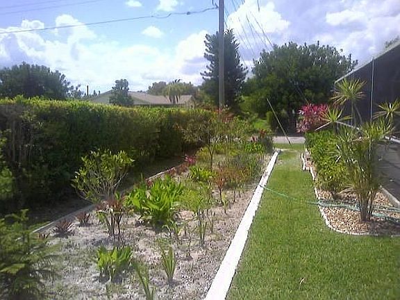 private backyard