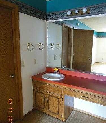 Vanity in bedroom