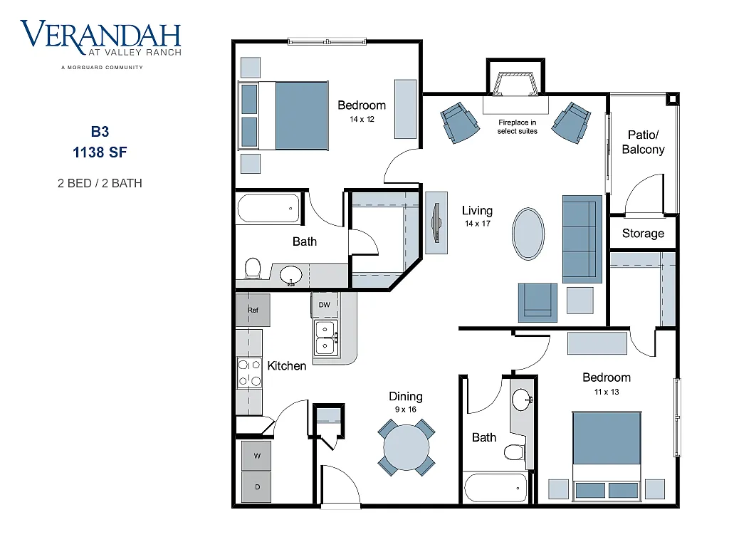 Floor plan B3