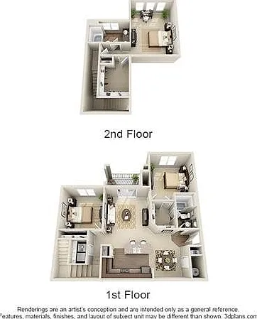 3 Bedroom | 2 Bath | 1550 SF 3 Bedroom | 2 Bath | 1550 SF