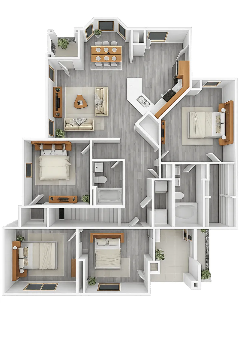 Floor plan River House