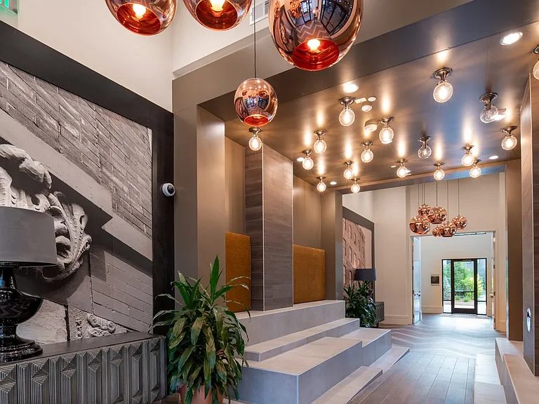 Make a bold first impression with our artfully designed entryway.