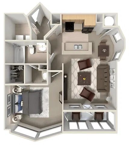 Floor plan Monroe
