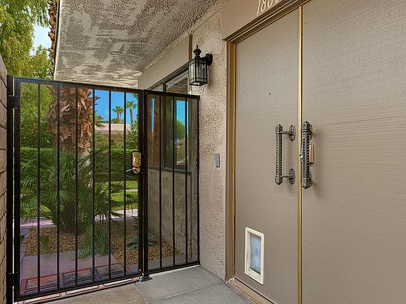 Entry (with keycode locks on the gate and front door)