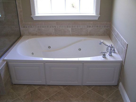 Master Bath has jetted tub and shower