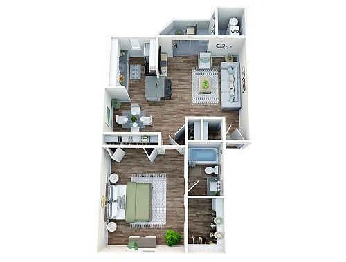 Floor plan 576 1 Bed 1 Bath - Renovations