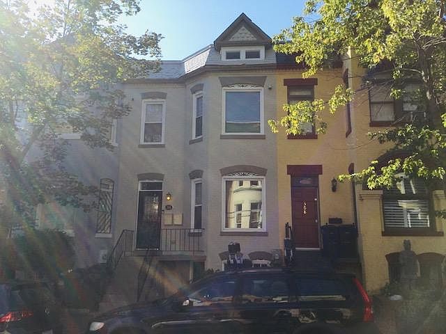 Front view of house. Basement apart has its own front door entrance.