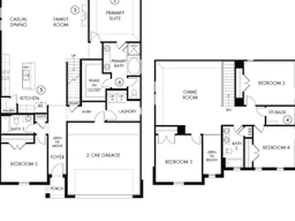 The Kessler (C454) Plan, Montgomery Oaks - Estate
