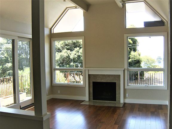 Step down living room
