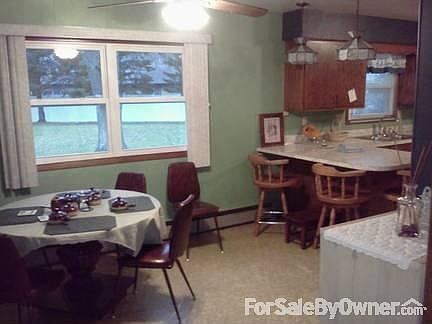 Kitchen dining area.