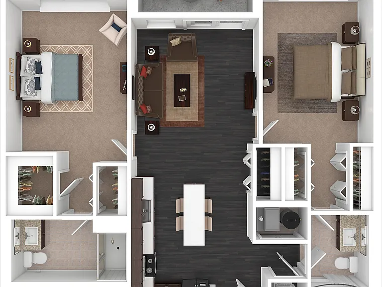 B1 3D Floor plan B1 3D Floor plan